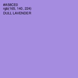 #A58CE0 - Dull Lavender Color Image